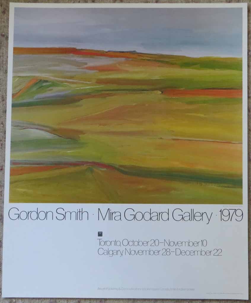 Bay Of Fundy by Gordon Appelbe Smith, Mira Godard Gallery 1979, shown with full margins - offset lithograph limited edition vintage fine art poster print