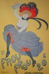 Le Frou Frou, Journal Humoristique by Leonetto Cappiello, turn-of-the-century French Advertising Poster - offset lithograph reproduction vintage ©1978 poster art print