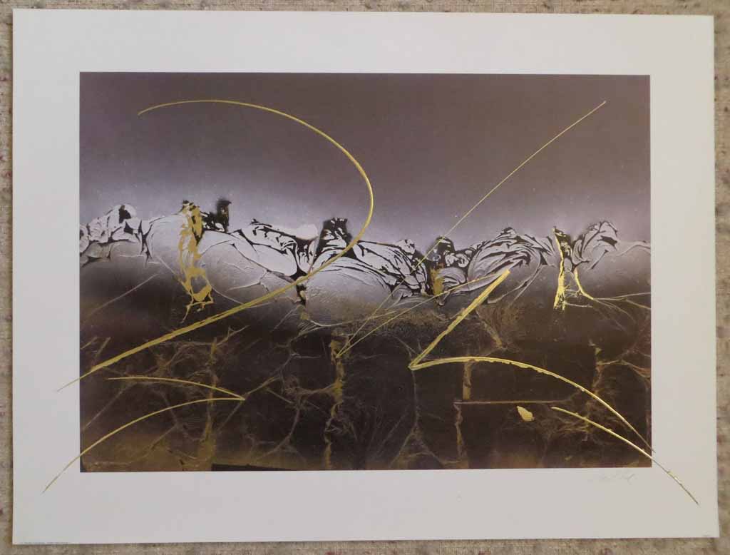 Dream III: Dream 3 by Meridian Publishing, signed by unknown artist, shown with full margins - offset lithograph reproduction with gold foil embossed insets vintage fine art print
