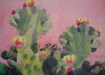 Pereskiopsis, Flowering Cactus by Helen Paul - offset lithograph reproduction vintage poster art print