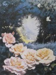 Peace by Jeane Duffey, 24x18, printed in England - offset lithograph reproduction vintage fine art print