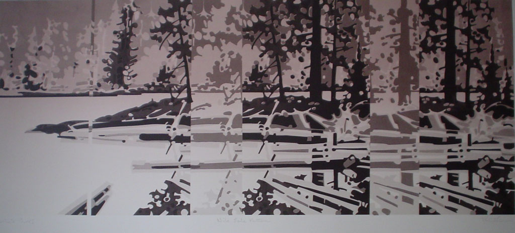 Nita Lake Pattern by Robert Genn, Artist's Proof, titled and signed by artist - offset lithograph limited edition vintage fine art print