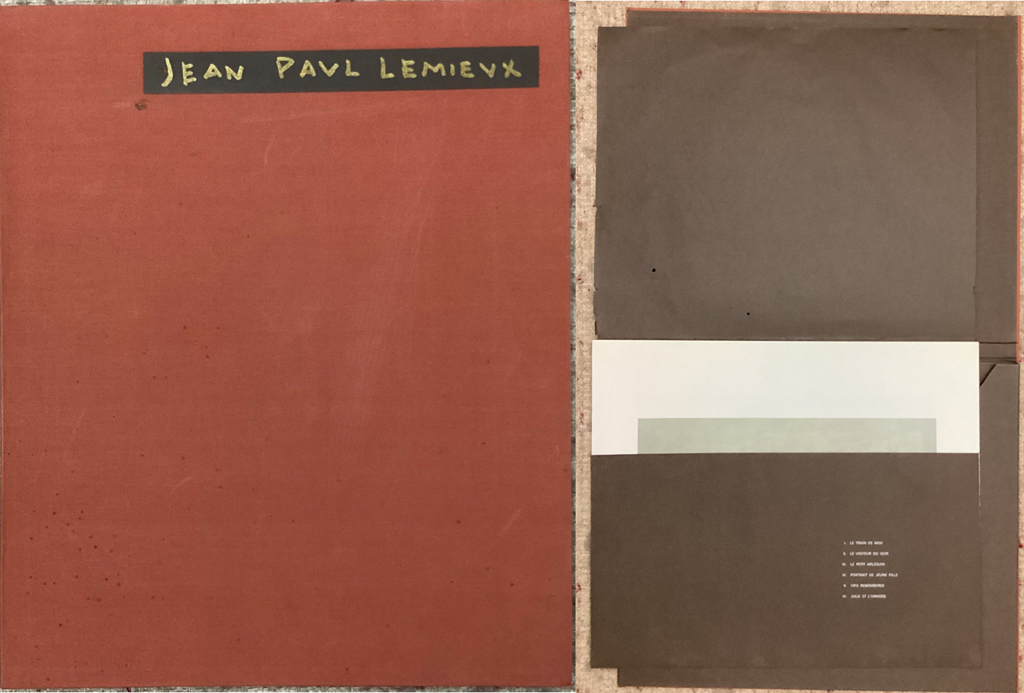 KerrisdaleGallery.com - Stock ID#LJ670 - Paul Lemieux, Portfolio 1967 with inner sleeve