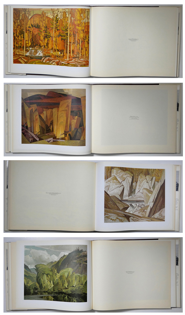 A.J. Casson, His Life & Works, A Tribute by Paul Duval (text), A.J. Casson (illustrations) - Cerebrus, Prentice-Hall 1980 Hardcover book in dustjacket ISBN 10:Cerebrus0920892027, Prentice-Hall0130005967 - composite view to show examples of content (available from KerrisdaleGallery.com, Stock ID#CAS180bh)
