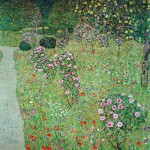 Orchard with Roses by Gustav Klimt
