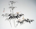 Bamboo And Birds by Charles Chu