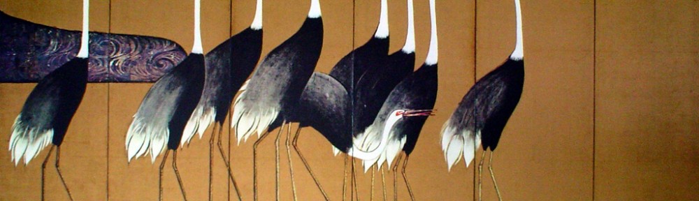 Cranes by Korin Ogata