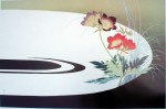Pond with Flowers-detail by unknown Japanese