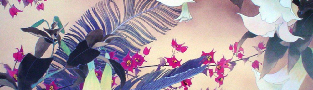 Angel Trumpets by unknown Japanese