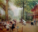 Chalet Du Cycle Au Bois De Bologne by Jean Beraud