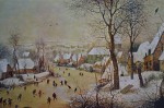 Winter Landscape With Birdtrap by Pieter Breughel