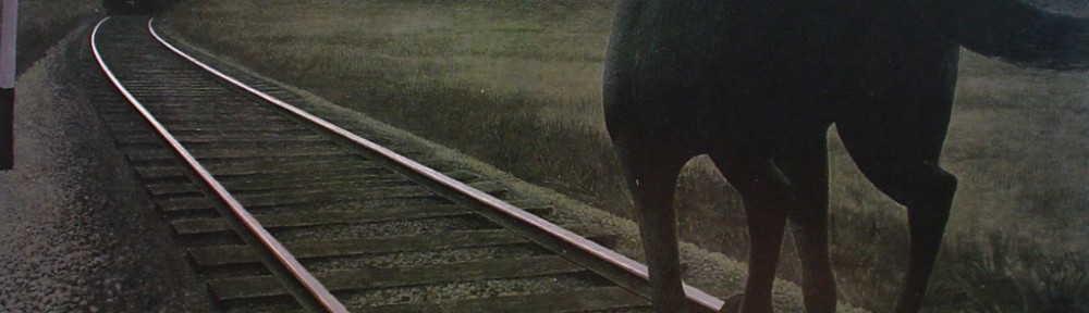 Horse And Train by Alex Colville