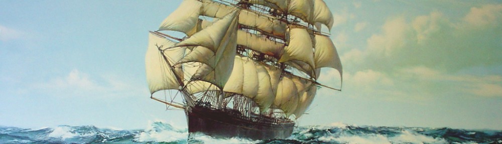 Racing Home Cutty Sark by Montague Dawson
