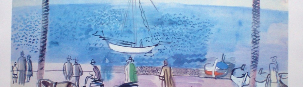 Promenade A Nice by Raoul Dufy