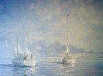 Morning Haze by Ray Ellis, offset lithograph fine art reproduction