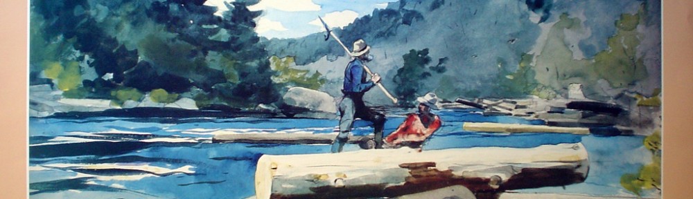 Hudson River Logging by Winslow Homer