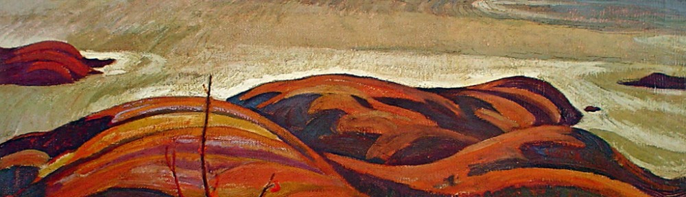 North Shore Lake Superior by AY Jackson - Group of Seven offset lithograph fine art print