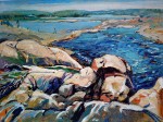 Brink Of The Falls, Moon River by Arthur Lismer - Group of Seven offset lithograph fine art print
