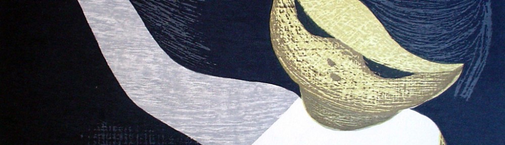 Gentle Breeze by Kaoru Kawano - original woodcut