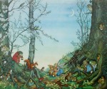 Goodnight Time by Molly Brett - offset lithograph fine art print
