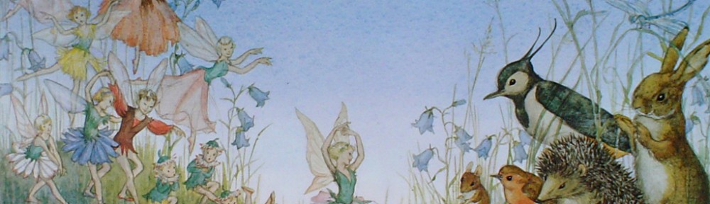 The Flower Ballet by Molly Brett - offset lithograph fine art print
