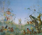 The Flower Ballet by Molly Brett - offset lithograph fine art print