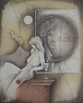 Skorpion / Scorpio by Ruediger Brassel - original etching, signed and numbered
