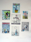 80 Tagen Um Die Welt / 80 Days Around The World by Walter Leutheuser - original etching, signed and numbered 154/ 199