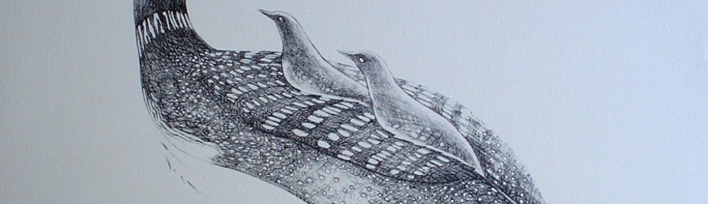 We Three Go Fishing by Roy Tomlinson - original lithograph, signed and numbered A/P (Artist's Proof)