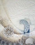 Embossed With Shell by Heinz Voss, original etching, signed and numbered 60/ 115