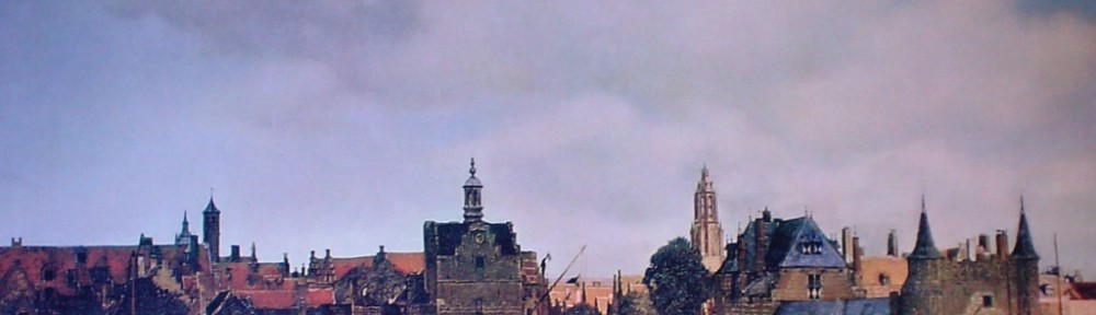 View Of Delft by Johannes (Jan) Vermeer - offset lithograph fine art print