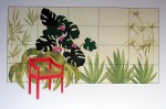 Red Chair by Martin Foulk - offset lithograph fine art print