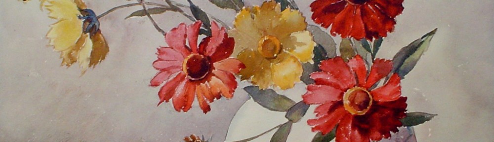 Helenium Coriopsis by Paul Immel - collectible collotype fine art print