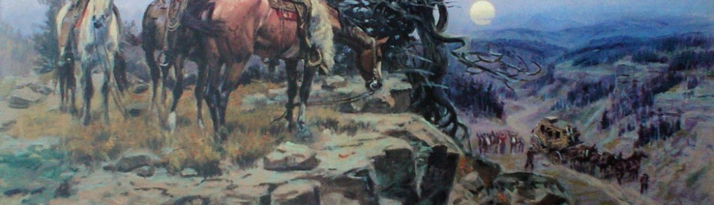 Innocent Allies 1913 by Charles Marion Russell - offset lithograph fine art print