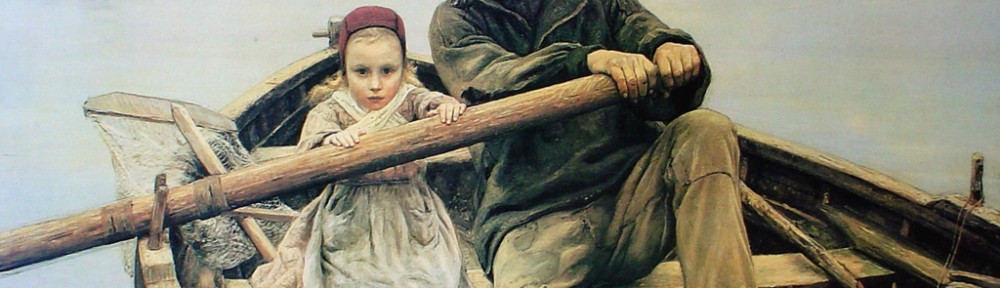 The Helping Hand by Emile Renouf - offset lithograph fine art print