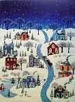 The Night After Christmas by Nancy Albro - offset lithograph fine art print