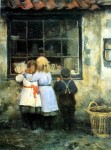 The Village Shop by Robert Gemmell Hutchison - offset lithograph fine art print