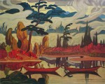 Mist Fantasy by James Edward Hervey MacDonald - Group of Seven offset lithograph fine art print