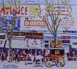 Billboards by David Milne - offset lithograph fine art print