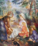 The Apple Seller by Pierre-Auguste Renoir - offset lithograph fine art print