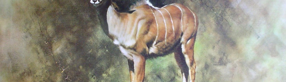 Kudu (Deer) by David-Shepherd - limited edition numbered offset lithograph fine art print