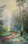 Waldenthorpe Wood by Michael Schofield - offset lithograph fine art print