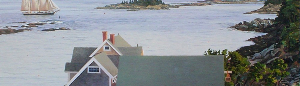 John's Bay by John Atwater - offset lithograph fine art print