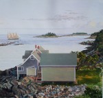 John's Bay by John Atwater - offset lithograph fine art print