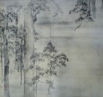 Cypress Trees by Ikeda Koson - collectible collotype fine art print