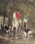 Morning, Going To Covers by Edward A. Douglas - offset lithograph fine art print