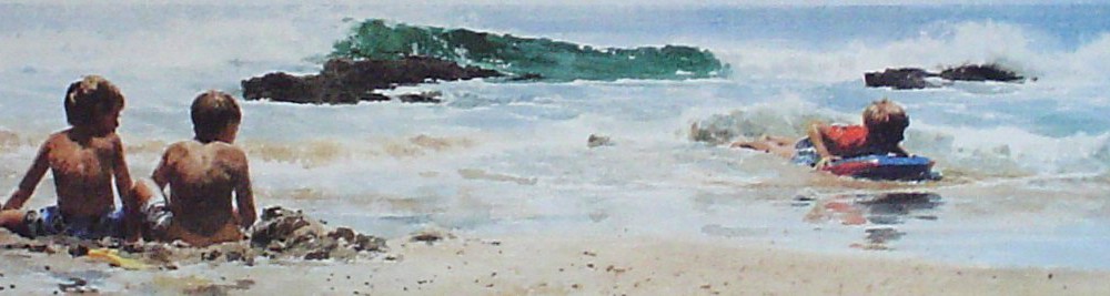 When We Were Young by Roger Folk, signed by artist - offset lithograph fine art print