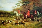 Drawing The Covert by Hewyood Hardy - offset lithograph fine art print