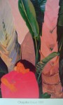 Okapaka Kauai 1989 by Pegge Hopper - offset lithograph fine art poster print