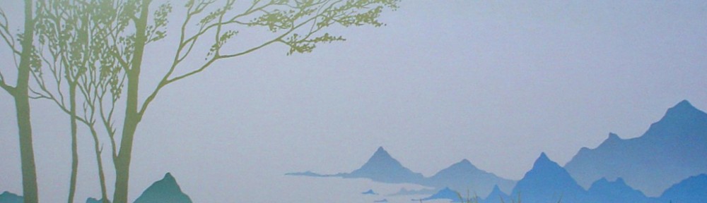 Gray Coast by Key, local BC artist - offset lithograph fine art print